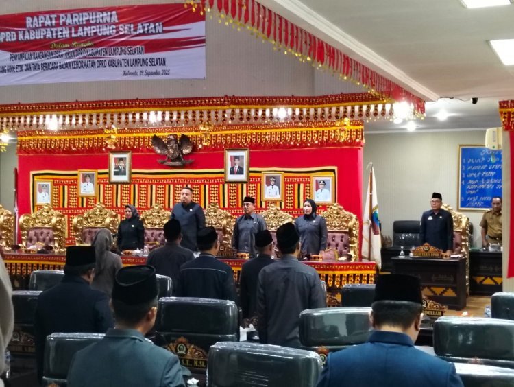 DPRD Lampung Selatan Gelar Paripurna Tentang Kode Etik