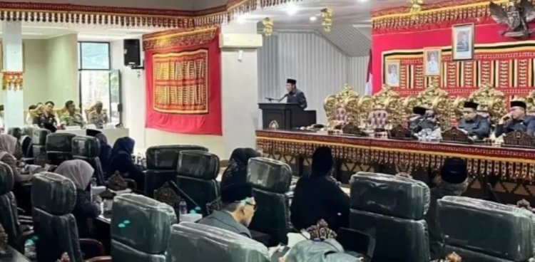 Rapat Paripurna LKPj Bupati Tahun 2025, Pansus DPRD Lampung Selatan Soroti Kinerja OPD yang Menangani Bidang Pembangunan Infrastruktur